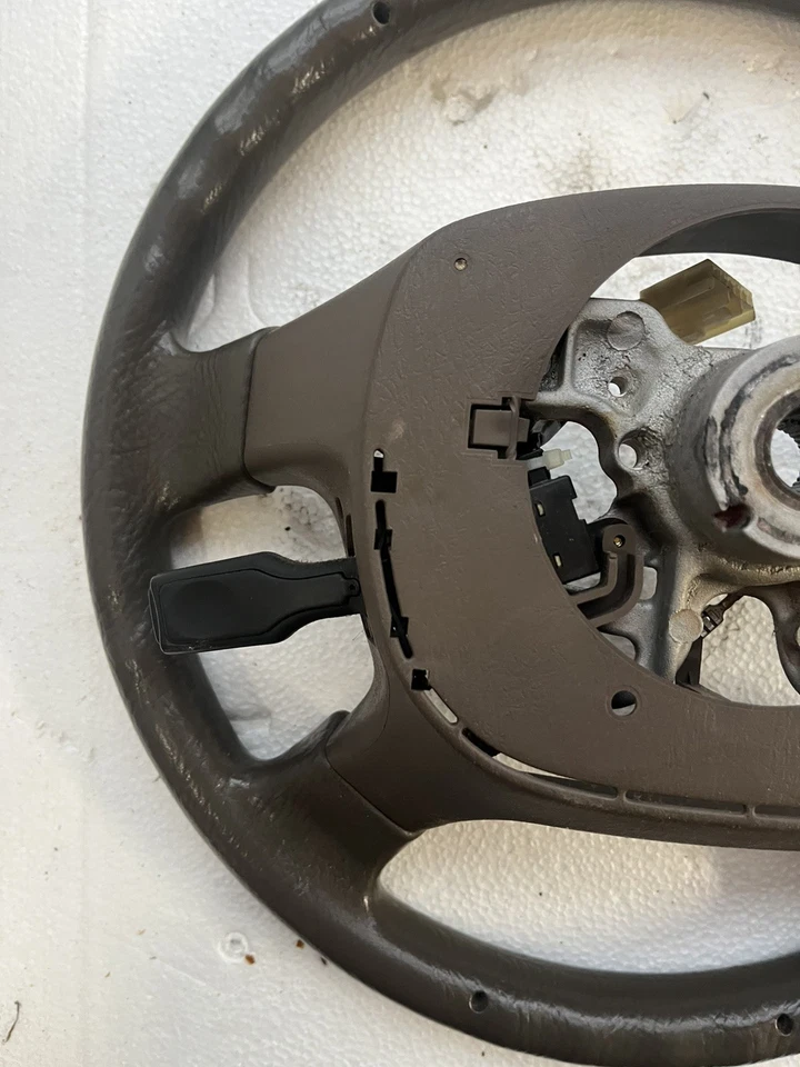 2001-2004 Toyota Tacoma Genuine OEM Oak Brown Steering Wheel With Cruise Control - Image 2 of 4