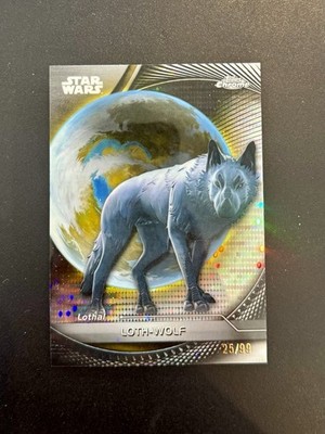 2025 Topps Chrome Star Wars Loth-Wolf Refractor /99 Lothal Rebels 25/99