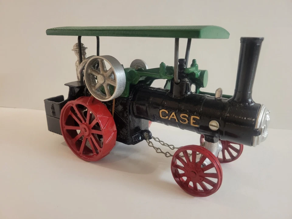 JI Case Steam Engine Tractor w/ Canopy & Man, 1/16 Irvin's Model Shop - Image 2 of 4