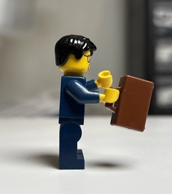 LEGO Business Man Businessman Alien Conquest 7051 Minifigure Mini Figure Space