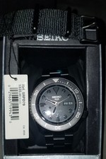 Seiko 5 Sports SRPD79 Men's Automatic Watch Black PVD Box & Papers Excellent