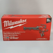 Milwaukee M12 10-Ounce Caulk And Adhesive Powered Gun - Tool Only 2441-20 12V