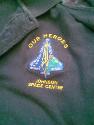 Johnson Space Center Columbia Memorial Polo Style Shirt Size M