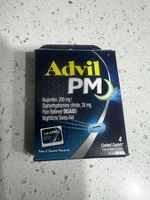 Advil PM Ibuprofen 200mg Pain Reliever & Nighttime Sleep-Aid 200 Caplets 2027