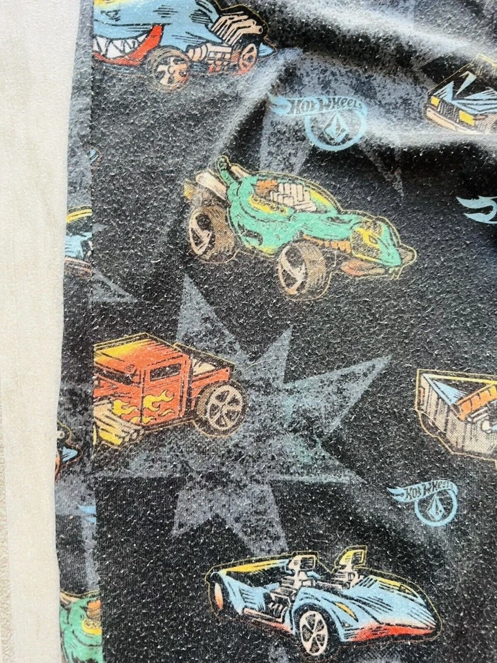 VOLCOM x HOT WHEELS Boys Lightweight 2 Piece pjs Pajama Set Sleep Lounge 7 - Image 3 of 4