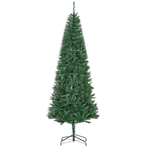 Slim Christmas Tree with Stand, Pencil Tree, 7' Artificial Fir, Green, Used - Picture 3 of 11