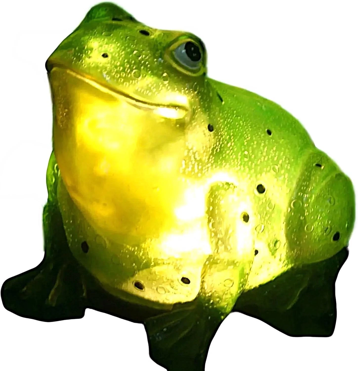 Garden Decor, Garden Solar Light, 157807 Solar Powered Outdoor LED Light, Frog w