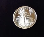 One Troy Oz Silver Walking Liberty, Eagle Obverse  .999 fine silver uncirculated