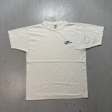 Vintage Microsoft TechNet Tech Promo Casual White Graphic T Shirt Size XL