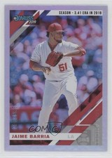 2019 Panini Donruss Season Stat Line 339/341 Jaime Barria #69 6ks