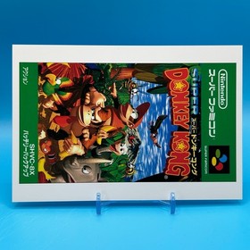 Donkey Kong Country Famicom Amazon limited Post Card Retro Game Nintendo Japan