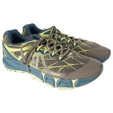 MERRELL Men's 10 Agility Peak Flex Trail Running Shoes Sneakers Green Hiking