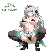 EARLFAMILY Firefly Anime Car Sticker Bumper Artistic Rearview Mirror Decal