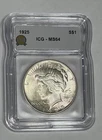 ICG 1925 Peace Silver Dollar MS64 Free Shipping