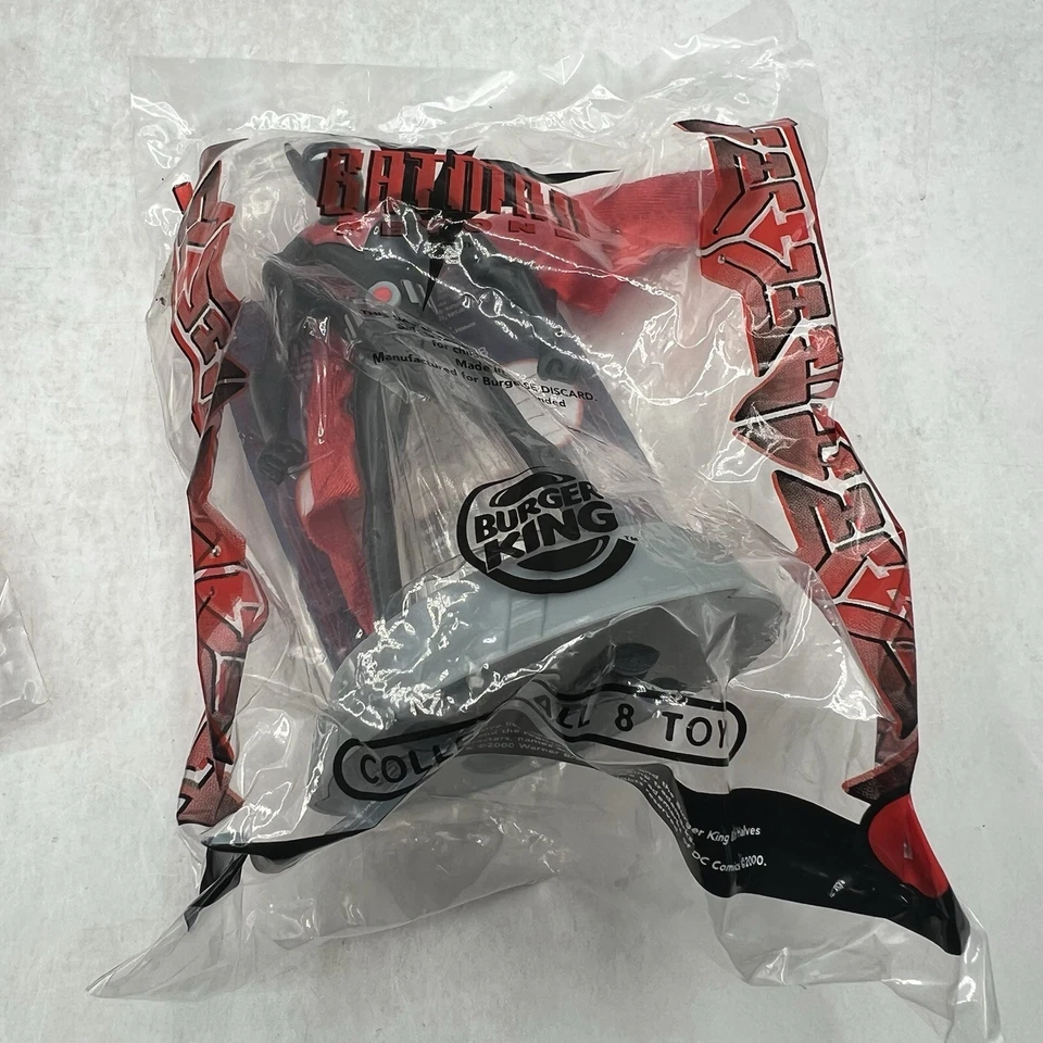 Burger King Kids Meals 2000 Batman Beyond DC Complete Set of 8 New in Bags - Image 3 of 4