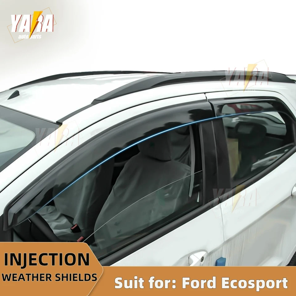 Injection Weather Shields Weathershield Window Visor for Ford Ecosport 2013-2022 - image 4 of 4