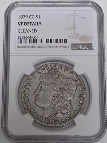 1879-CC Carson City Morgan Silver Dollar $1 NGC VF Details