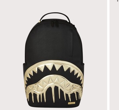 UNISEX SPRAYGROUND GOLD AND DANGEROUS BACKPACK