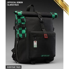 Demon Slayer Tanjiro's Gear - Tanjiro Kamado Kanji Detailing Backpack Black 2026