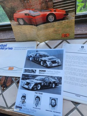 1980 Dome Toyota Celica Turbo Racing Team Press Kit Sebring Race Vtg JDM Rare