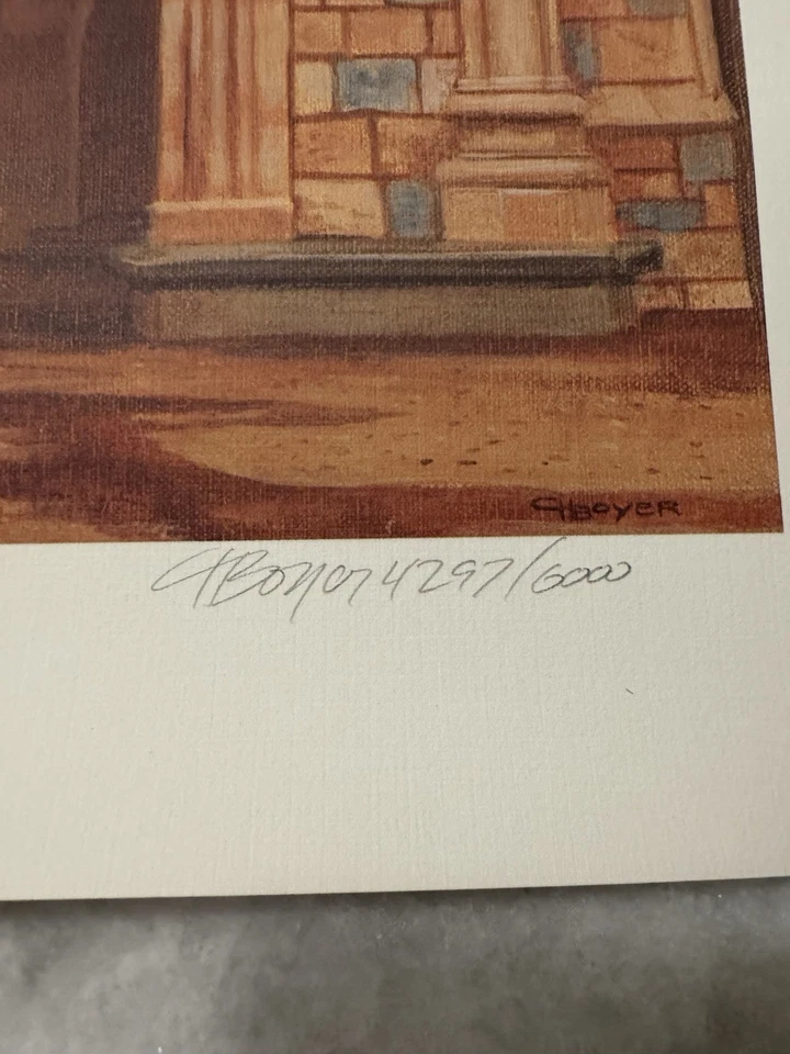 Disney’s Footsteps By Actor And Disney Artist Charles Boyer #4297 Of 6000 COA - Image 2 of 4
