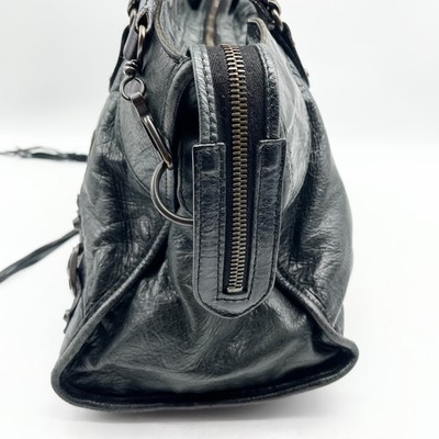 BALENCIAGA The Classic Part time 2way Handbag Black Leather 168028