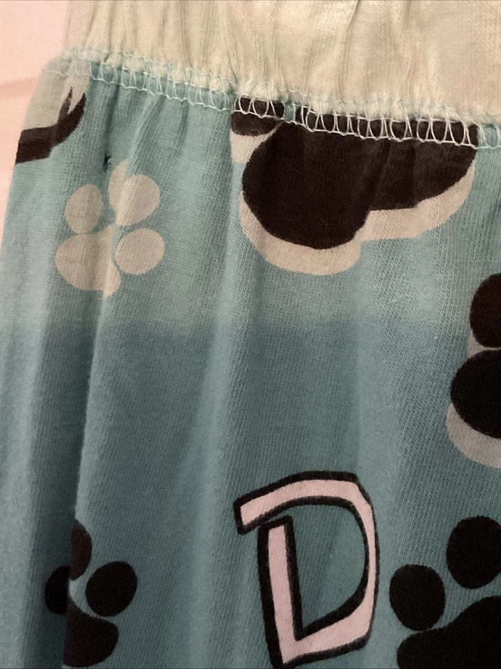 Dog Mom Teal PJ Lounge Pants Lazy One Size Medium - Image 4 of 4