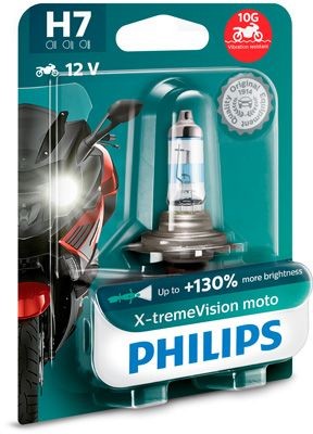 PHILIPS X-TREMEVISION MOTO H7 GLÜHLAMPE 12V 55W BLISTERPACK | 12972XVBW