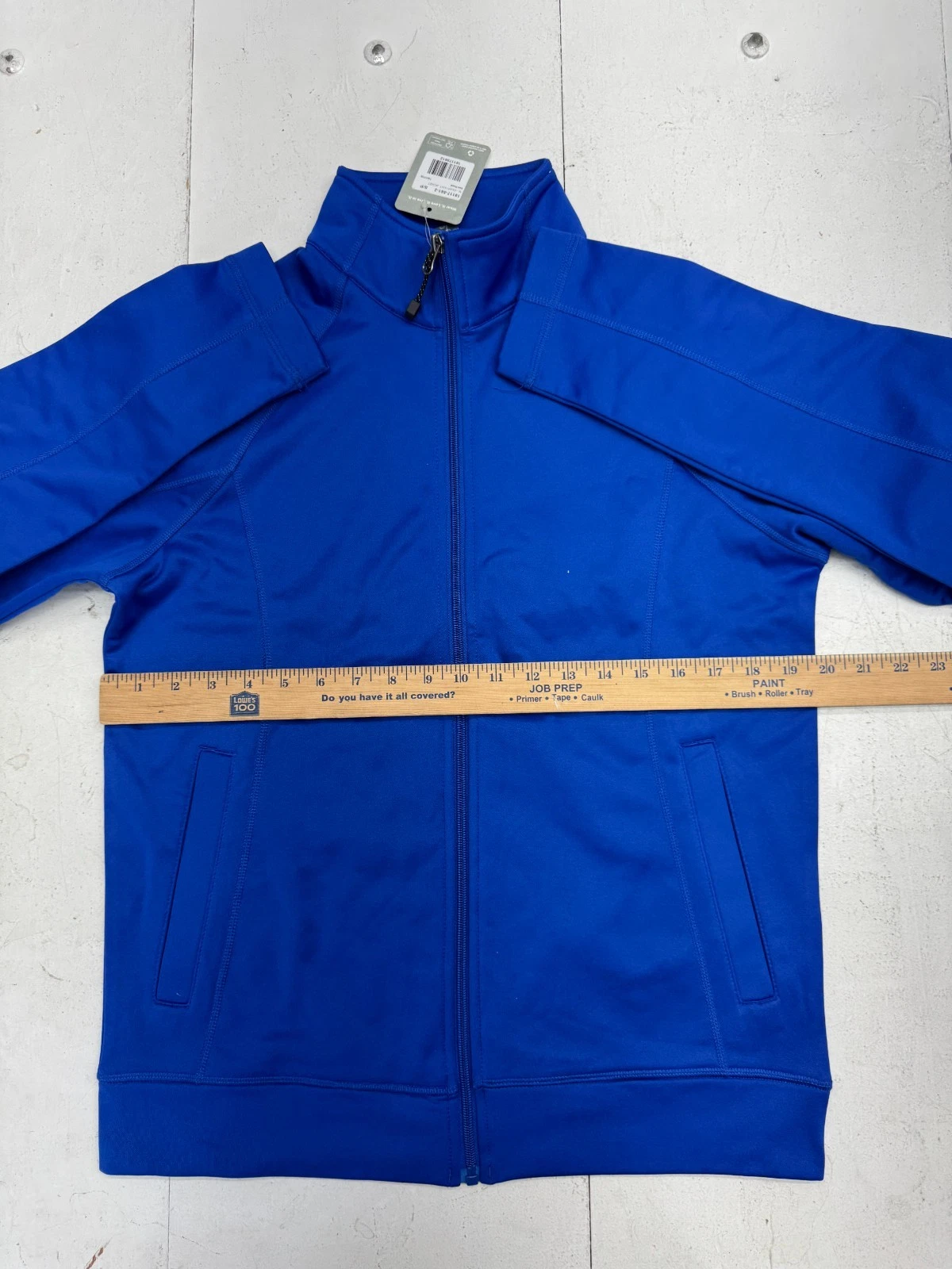 Trimark Royal Blue Full Zip Okapi Knit Jacket Mens Size Small - product detail image 6
