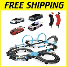 AGM MASETCH High Speed Tram Dual Track Set with 4 Vehicles