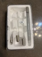 NuDerma Clinical Skin Therapy Wand High Frequency 4 Fusion Applicators