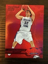 2011 Jimmer Fredette Fleer Retro Precious Metal Gems Red /150 PMG BYU