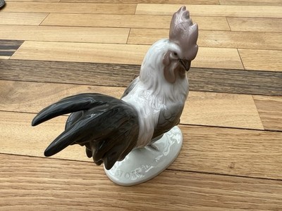 Rosenthal Porzellanfigur Hahn   Entwurf Willy Münch-Khe, um 1930, 12cm