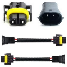 H11 H8 H9 Extension Wiring Harness Sockets Wires Compatible with High/Low