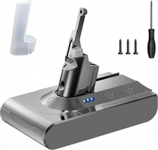 Upgraded 21.6V V8 Battery Replacement for Dyson V8 SV10 Battery Tt9 Compatible w