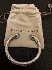 David Yurman 5mm Wide Cable Bracelet 925 Silv...