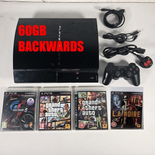 Playstation PS3 40GB 60GB 160GB Backwards Console Bundle Choose Your Set Up PAL - Picture 7 of 8
