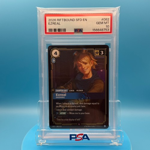 Ezreal, Prodigy graded PSA 10 for sale on eBay