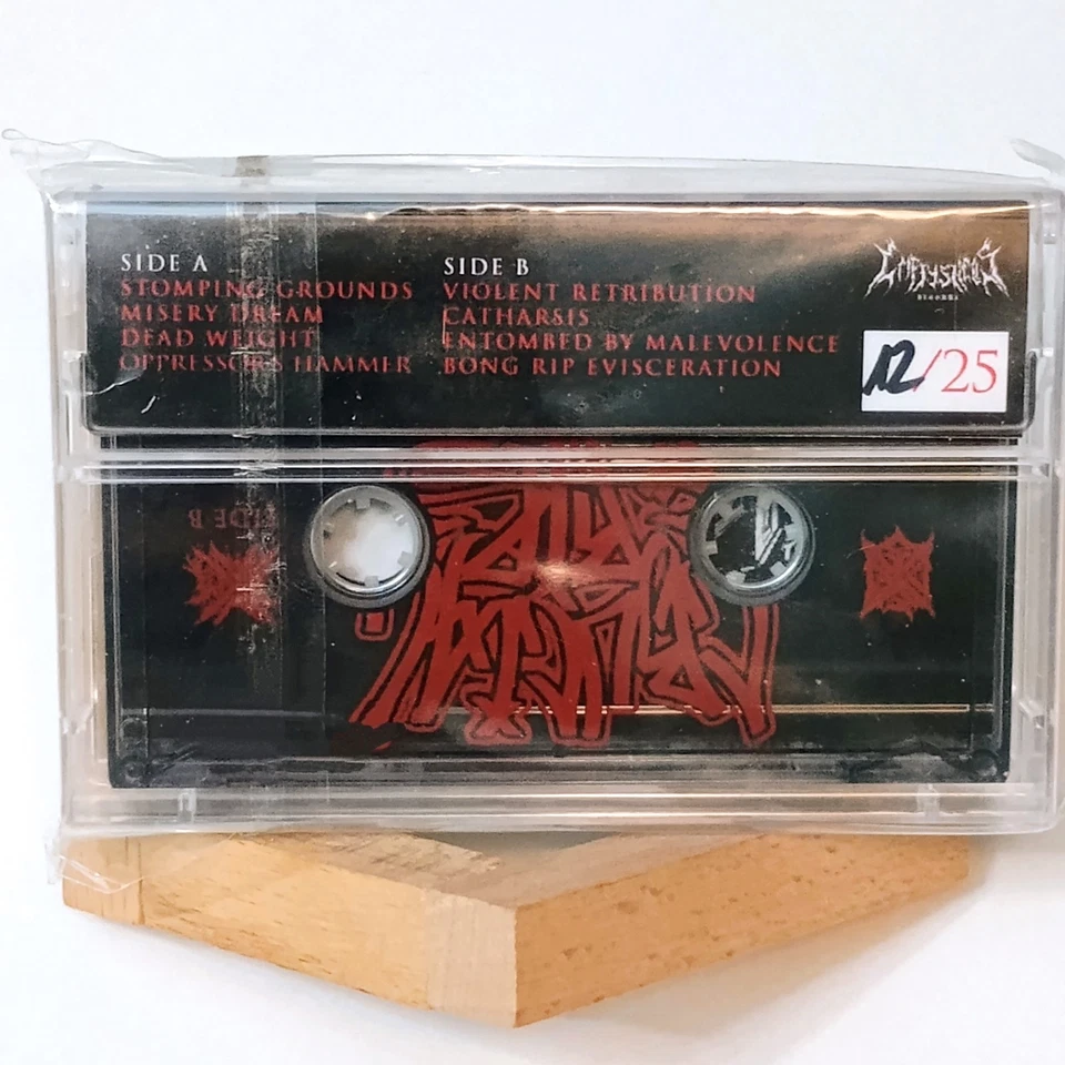 Crucial RIP - Violent Retribution Cassette - Hand Numbered - Image 2 of 4