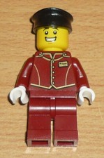 Lego City 1 Hoteldiener / Hotelpage (rot)