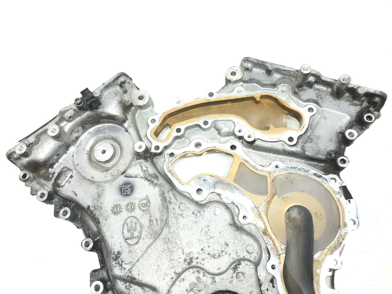 2014-2019 MASERATI GHIBLI S Q4 3.0 V6 ENGINE MOTOR TIMING CHAIN COVER PLATE OEM.