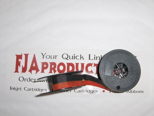 HERMES ROCKET SPOOL TYPEWRITER RIBBON - RED / BLACK INK RIBBON FOR HERMES ROCKET - Picture 2 of 2