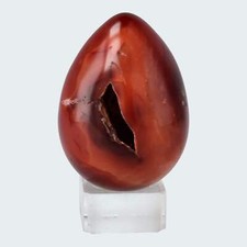 Jajko z czerwonego karneolu agat