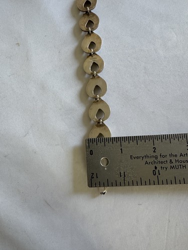 ca.1970 BAYANIHAN sterling Silver 925 LINK BRACELET Modernist Design 7 1/4" E8 - Picture 11 of 11