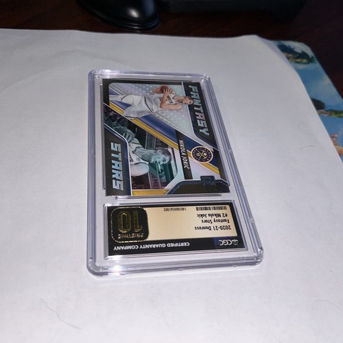 2020-21 NBA Donruss Fantasy Stars Nikola Jokic Denver Nuggets #2 CGC 10 Pristine - Picture 5 of 9
