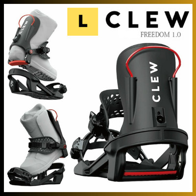 Clew FREEDOM 1.0 Step In Binding Black Size L Snowboard Winter Sports [Auth] New
