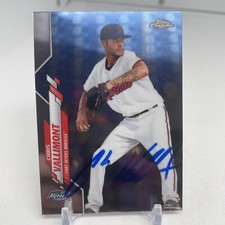 2020 Topps Pro Debut #PDC-82 Chris Vallimont Chrome Signed Baltimore Orioles