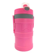 Insulated Water Bottle 128oz with Handle, Pink