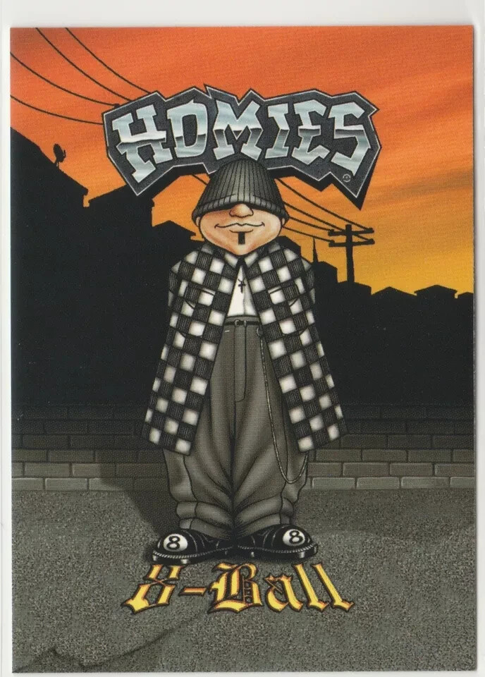 Eightball #3 Homies Swap Cards 2004 NECA Lowrider Chicano Barrio East LA