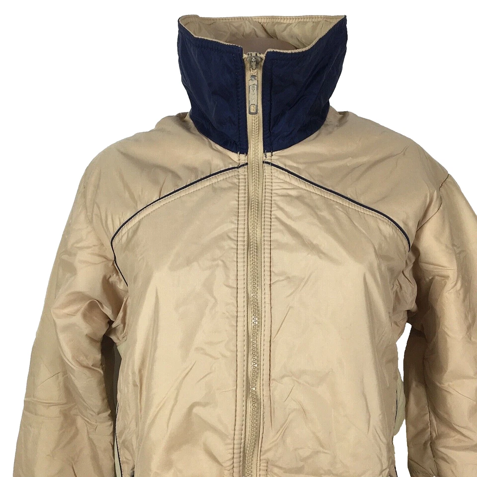 Abrigo Chaqueta Esquí Hinchada Invierno Bronceado Deportes Ciervo Blanco Años 70 De Colección Talla M Foto 3 de 4